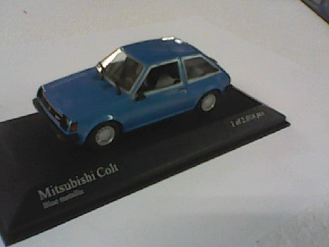 MITSUBISHI COLTB 1978 BLEU METAL 1/43