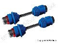Driveshafts, center T-Maxx (steel constant-velocity) front (1)/