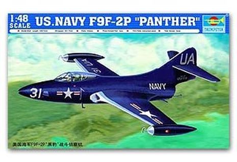 US. NAVY F9F-2P PANTHER 1/48