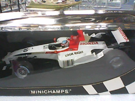 Miniature Bar Honda 03 J. Villeneuve 1/18 - Modèle de Formule 1