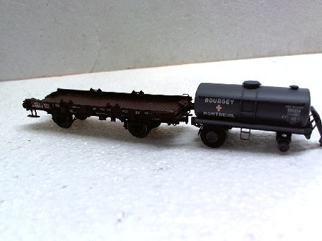WAGON UFR MONO PORTEUR WAGON CITERNE HO