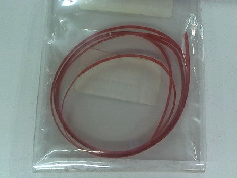 Gaine thermo. rouge 3,5mm 1m PVC