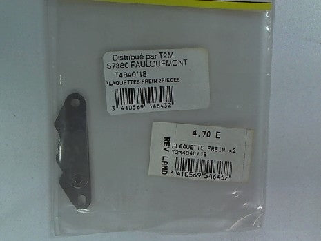 Plaquettes de frein T2M pour modélisme - 2 pièces
