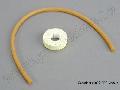 Water seal-foam tape strip/water seal-notched rubber tube