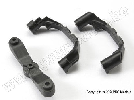 Mount, steering arm/ steering stops (2) (lower hinge pin retaine