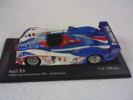 AUDI R8 1000KM SPA 2005 ORTELLI/GOUNON 1/43