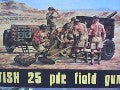 BRITISH 25 PDR FIELD GUN  1/72