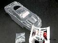 Body, Nitro Rustler (clear, requires painting)/window, grill, li