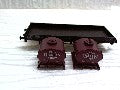 WAGON PLAT OCEM 29 EPOQU 3 + 2 CONTENEUR LOUIS CHARLES BEZIER HO