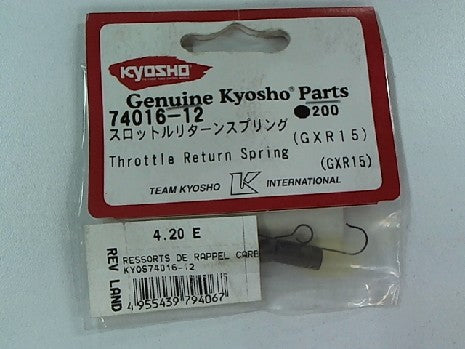 Ressorts de Rappel Carbu GXR15 - Pièces de Rechange Kyosho