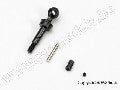 Stub axle, CV style (machined steel) (1)/ cross pin (1)/ drive p
