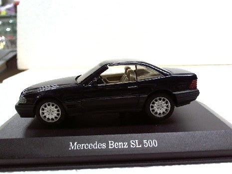 MB 500 SL TOIT TRANSPARENT 1/43