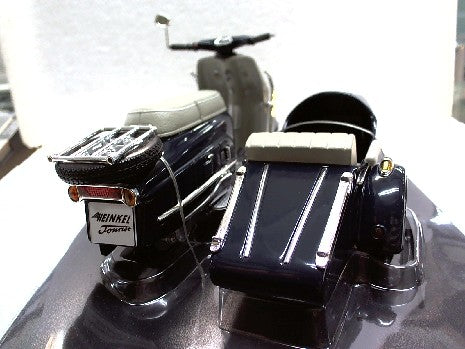 HEINKEL ROLLER AVEC BEIWAGEN 1/10 - MAQUETTE DE VÉHICULES MINIATURES