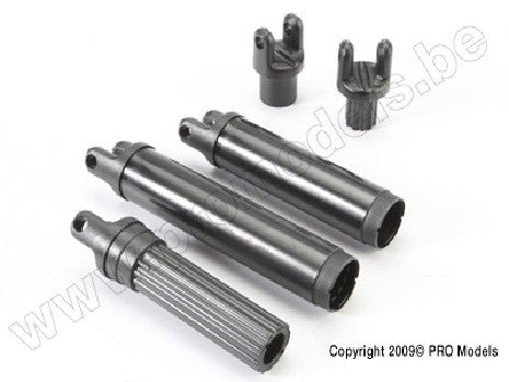 Half shafts, center (internal splined (3)/ external splined (2))