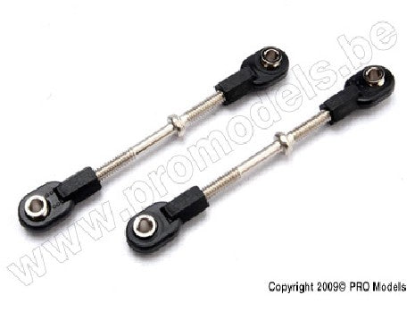 Linkage, steering (Revo 3.3) (3x50mm Turnbuckle) (2)/ rod ends (