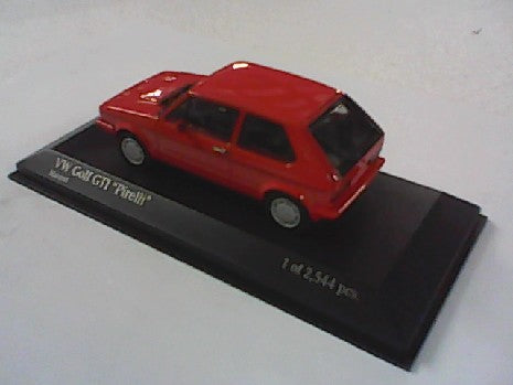 Miniature VW Golf GTI 1977 Rouge 1/43 par Minichamps