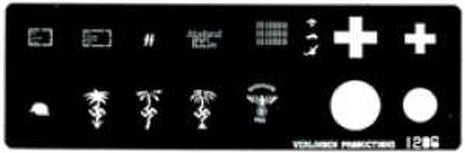 GABARIT MARQUAGE ALL.WW2 1/35