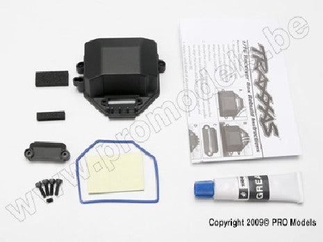 Box, receiver (sealed)/ wire cover/ foam pads, upper & lower/ si