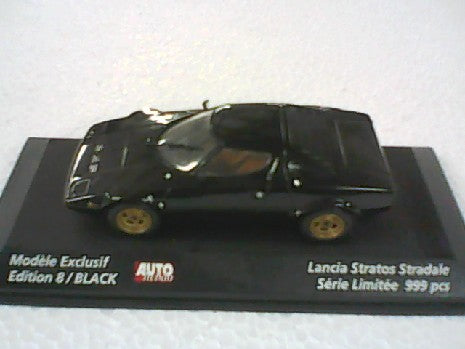 LANCIA STRATOS MODELE EXCLU AUTOHEBDO NOIR 1/43 LIMITE999PIECE