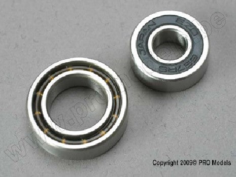 Ball bearings (7x17x5mm) (1)/  12x21x5mm (1) (TRX 3.3, 2.5R, 2.5