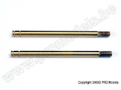 Shock shafts, hardened steel, titanium nitride coated (X-long) (