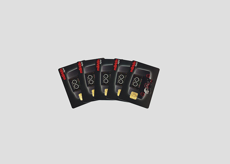 SET DE 5 CARTES LOCOMOTIVES
