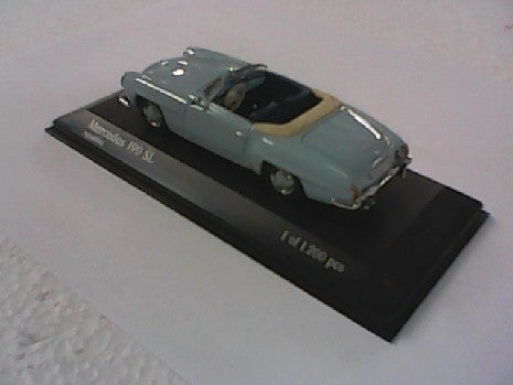 MERCEDES 190SL CAB. BLEU