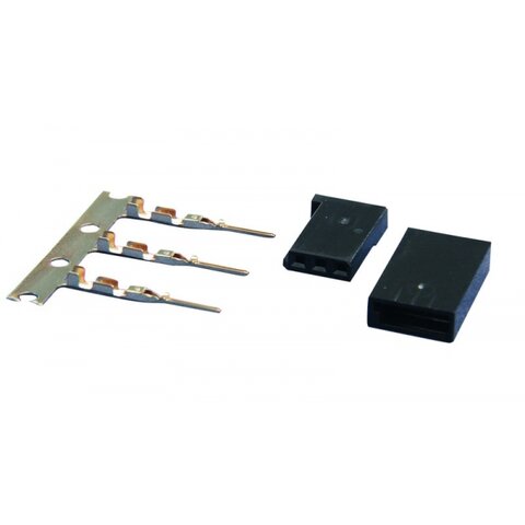 Fiche femelle servo Futaba  3pcs.