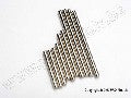 Suspension pin set, complete (hardened steel, front & rear), 3x2