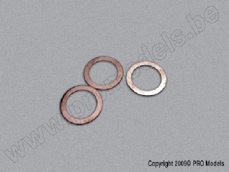 Gaskets, cooling head: 0.20, 0.30, 0.40mm (1 each) (0.30mm stock