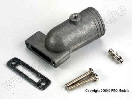 Exhaust header/ header gasket/ pressure fitting/ fitting gasket/