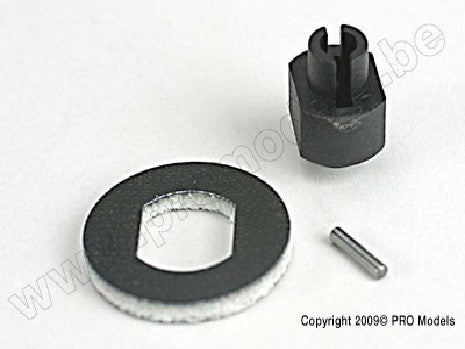 Disc, brake/ hub, adapter/ 2mm pin
