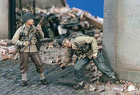TIREURS US WW2 X 2       1/35