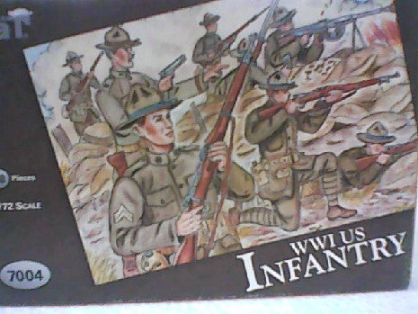 Infanterie Américaine WWI 1/72 - Figurines de Modélisme Militaire