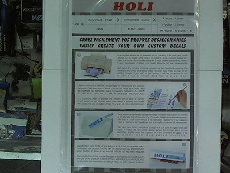 FEUILLE TRANSPARENTE PR IMPRIMANTE JET D'ENCRE.