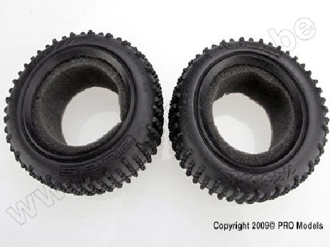 Tires, Alias 2.2" (rear) (2)/ foam inserts (Bandit) (soft compou