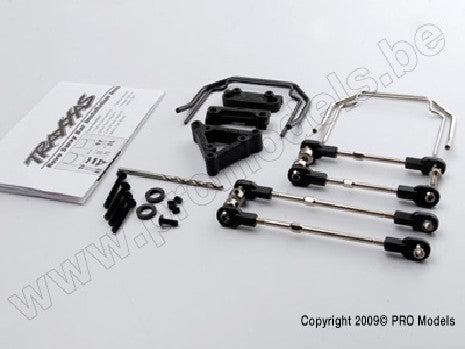 Sway bar kit, Revo (front and rear) (includes thick and thin swa