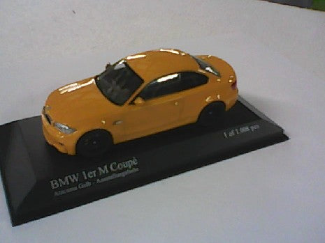 BMW 1ER COUP╔ JAUNE 2011 1/43