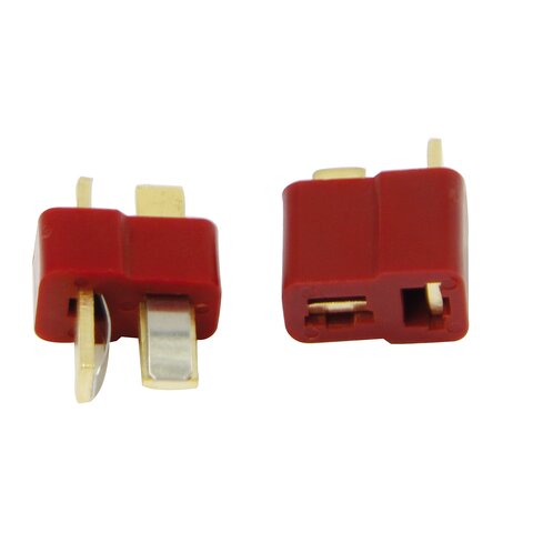 Fiche male haute intensitÚ rouge 50A