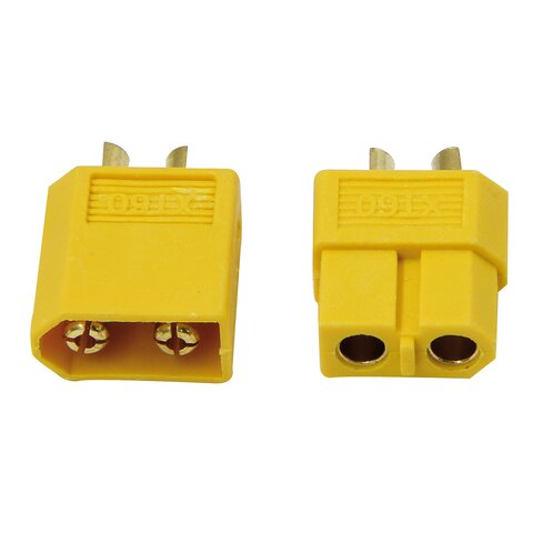 Prise p. courant paire male/femelle XT60