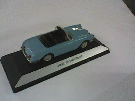 FACEL VEGA III CABRIOLET BLEU 1/43