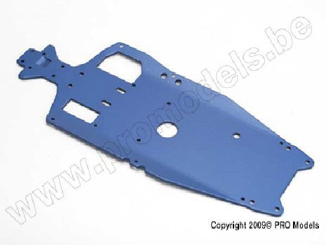 Chassis, 6061-T6 aluminum (3mm) (anodized blue)/ adhesive foam p