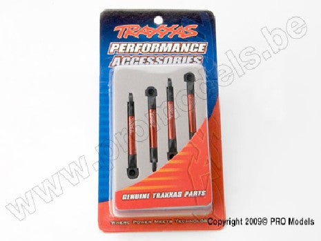 Push rods, aluminum (red-anodized) (4) (assembled with rod ends)
