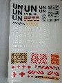 Décalcomanies ONU HO KIBRI 18034 - Accessoire pour Trains Miniatures HO