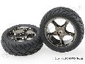 Tires & wheels, assembled (Tracer 2.2" black chrome wheels, Anac