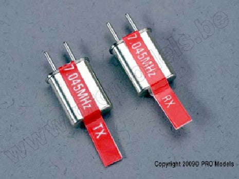 Crystal set, channel 2, Red, 27.045 MHZ