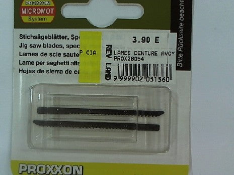Lames de Denture Avoyée en Acier Spécial pour Scies PROXXON SS 230/E-STS 12/E