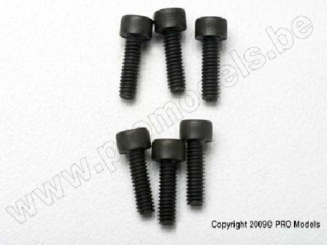 Screws, 2.5x8mm cap-head machine (6)