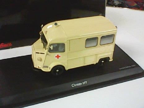 CITROEN HY BUS ROTES KREUZ AMBULANCE  COULEUR CREME 1/43