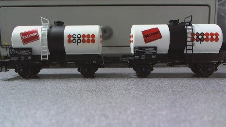 CITERNE CHASSIS OCEM 29 EP IV SET DE 2 WAGONS COOP HO